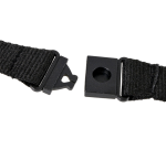 Black Europel badge lanyard