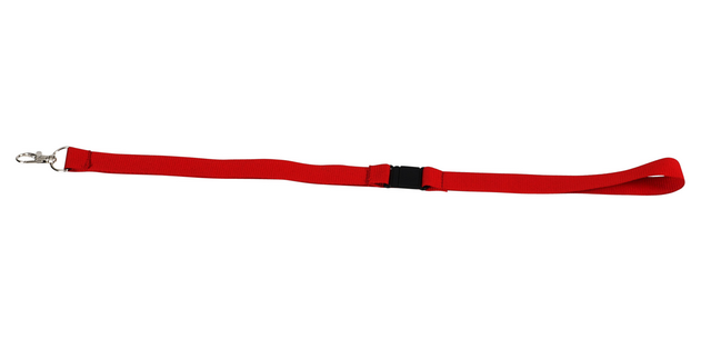Red Europel badge lanyard, pack of 10 pieces