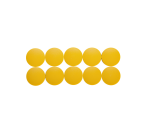 MAUL Solid Magnet 38x15.5mm 2.5kg Yellow 10 pieces