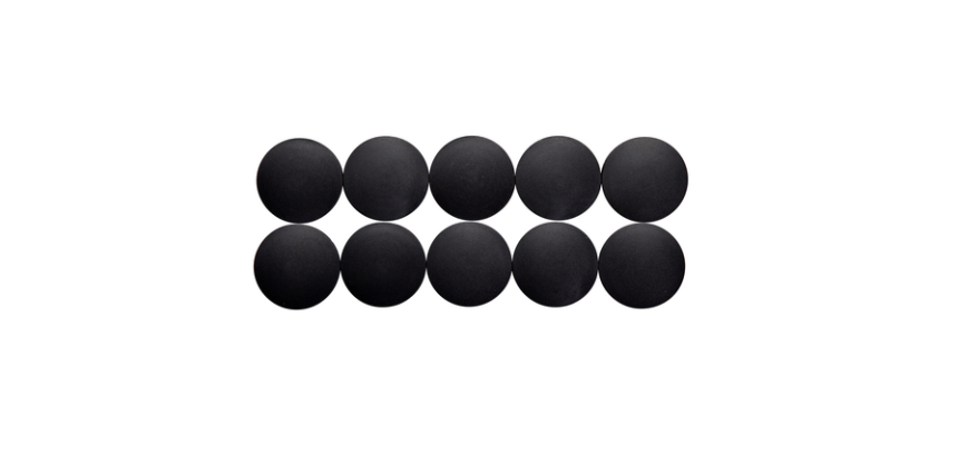 Magnet MAUL Solid 38mm 2500g schwarz 10 Stück