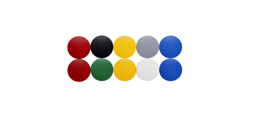 Magnet MAUL Solid 38mm 2500g sortiert 10 Stück