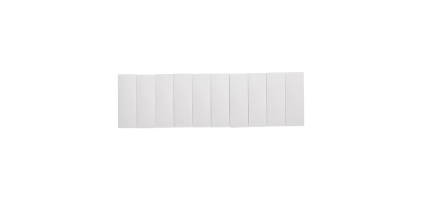 MAUL Solid Magnet 54x19x9mm 1kg white 10 pieces