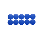 Magnet MAUL Solid 38mm 2500g blau 10 Stück