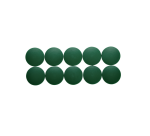 Magnetic Maul Solid Ø38mm, 2.5kg, box of 10 pieces, green