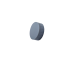 MAUL Solid Magnet 38x15.5mm 2.5kg gray 10 pieces