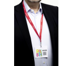 Badge visiteur Durable 97x86mm 100 pièces