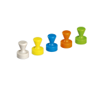 Aimant néodyme MAUL quille 12mm 1,5kg assorti 10 pièces