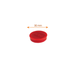 Magneet Nobo 30mm rood 4 stuks