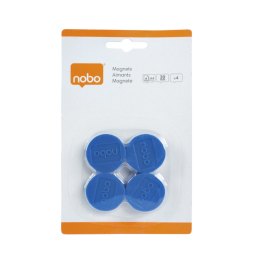 EN_NOBO AIMANTS 30MM BLEU BLS 4X