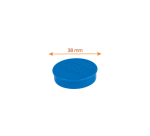 Magnet Nobo 38mm blau 4 Stück