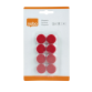 Aimant Nobo 20mm 120g rouge 8 pièces