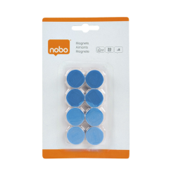 EN_NOBO AIMANTS 20MM BLEU BLS 8X