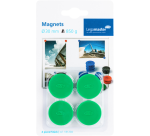 Aimant Legamaster 30mm 850g vert 4 pièces