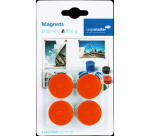 Aimant Legamaster 30mm 850g rouge 4 pièces