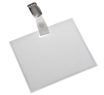 Badge - pashouder Europel gesloten clip 90x60mm
