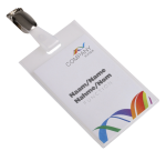 Porte-badge Europel fermé clip 60x90mm 24 pièces