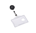 Europel open badge holder with retractable reel 54x85mm 10 pieces