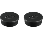 Magneet Legamaster 35mm super 2500gr zwart 2 stuks