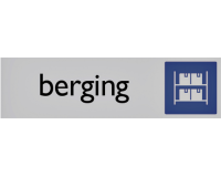 Plaque d'information pictogramme 'Berging' 165x44mm