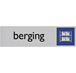 Plaque d'information pictogramme 'Berging' 165x44mm