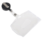 Porte-badge Europel fermé avec enrouleur 54x85mm 10 pièces