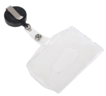 Porte-badge Europel fermé avec enrouleur 54x85mm 10 pièces