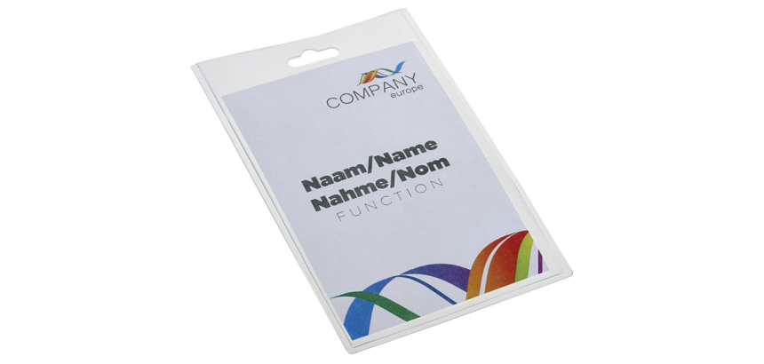 Porte-badge Europel fermé 60x90mm 24 pièces