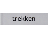 Plaque d'information pictogramme 'Trekken' 165x44mm