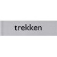 Infobord pictogram trekken 165x44mm