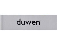 Plaque d'information pictogramme 'Duwen' 165x44mm