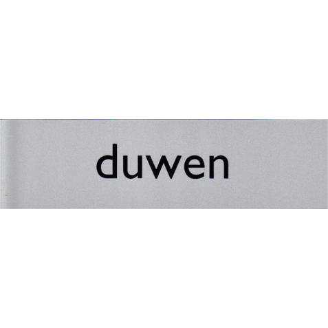 Infobord pictogram duwen 165x44mm