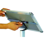 Support info Europel inclus cadre clipsable A3 25mm