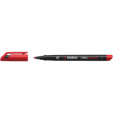 STABILO 843/40 permanent overhead projector pen Medium bullet red