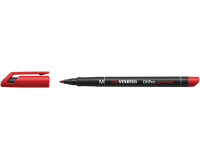 STABILO 843/40 Permanent OHP-Marker Rundspitze Medium Rot