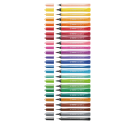 Feutre STABILO Cappi 168/12 Arty Medium assorti étui 12 pièces