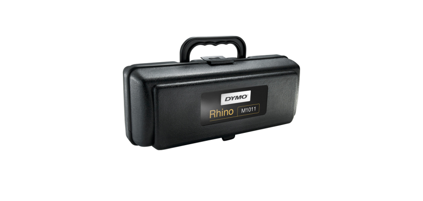 Lettertang Dymo Rhino M1011 embossing industrieel zwart in koffer