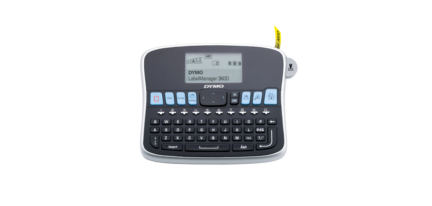 Etiqueteuse Dymo LabelManager 360D portable qwerty 19mm noir