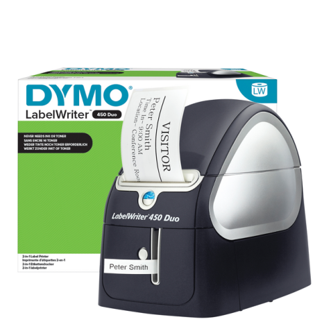 Labelprinter Dymo LabelWriter 450 Duo desktop zwart