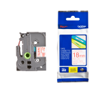 Brother P-Touch TZe-242 standard labeling tape 18mm red on white