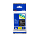 Labeltape Brother P-touch TZe-345 standaard 18mm wit op zwart