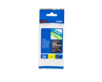 Ruban de lettrage Brother P-Touch TZe-365 standard 36mm blanc sur noir