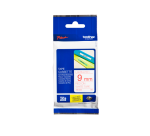 Brother TZE-222 labelprinter-tape Rood op wit