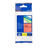 Labeltape Brother P-touch TZe-461 standaard 36mm zwart op rood