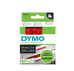 EN_DYMO RUBAN D1 19MM NO/ROUGE