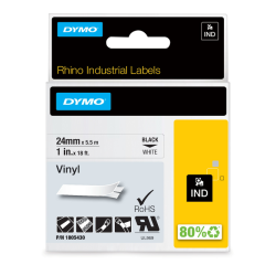 DYMO Rhino Coloured Vinyl - tape - 1 roll(s) - Roll (2.54 cm x 5.5 m)