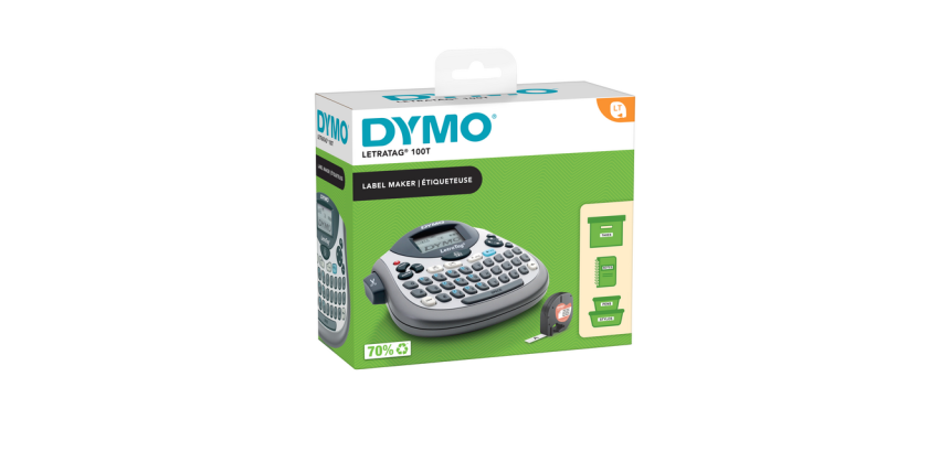 Dymo LetraTag 100T Portable Label Maker QWERTY 12mm Silver