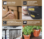 DYMO D1 - label tape - 1 roll(s) - Roll (0.6 cm x 7 m)