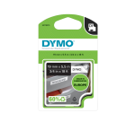 Ruban Dymo LabelManager D1 polyester 19mmx5,5m noir sur blanc