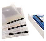 Ruban Dymo LabelManager D1 polyester 19mmx7m blanc sur noir