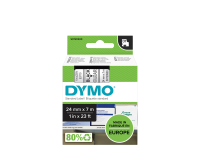 DYMO D1 - label tape - 1 roll(s) - Roll (2.4 cm x 7 m)